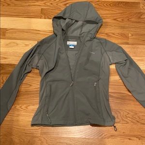 Columbus gray size small windbreaker jacket